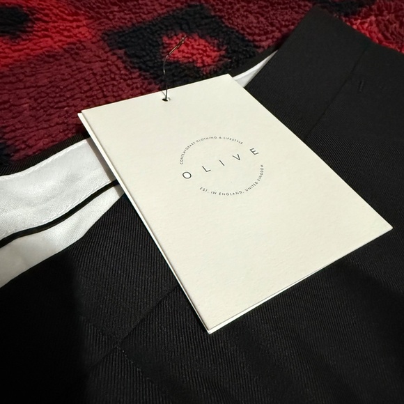 Olive Clothing Wrapped Black Trousers - Picture 4 of 4